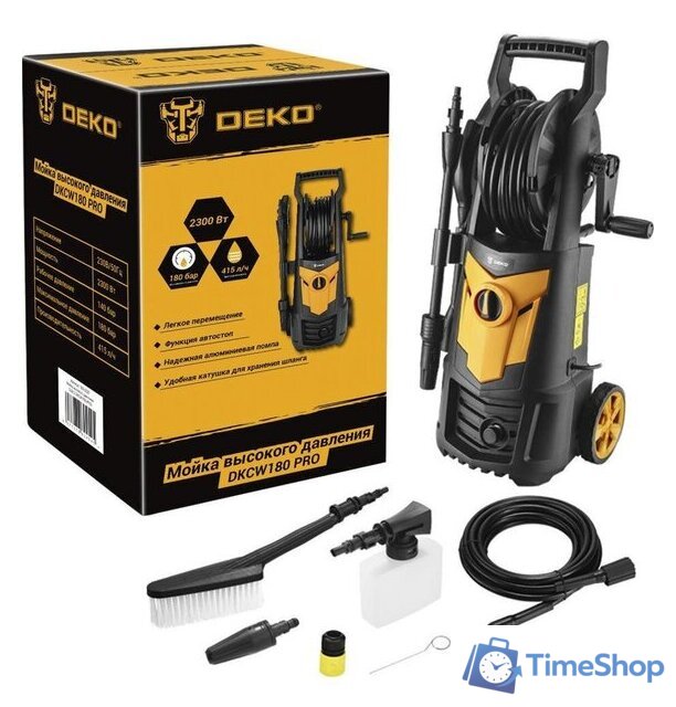 Мойка высокого давления Deko DKCW180 PRO 083-2027 - Изображение №1 — Интернет-магазин Time-Shop
