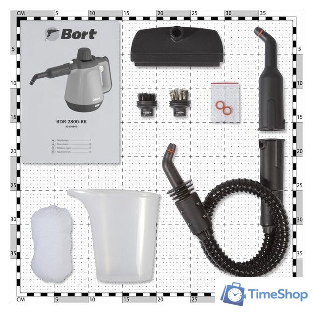 Пароочиститель Bort BDR-2800-RR - Изображение №10 — Интернет-магазин Time-Shop