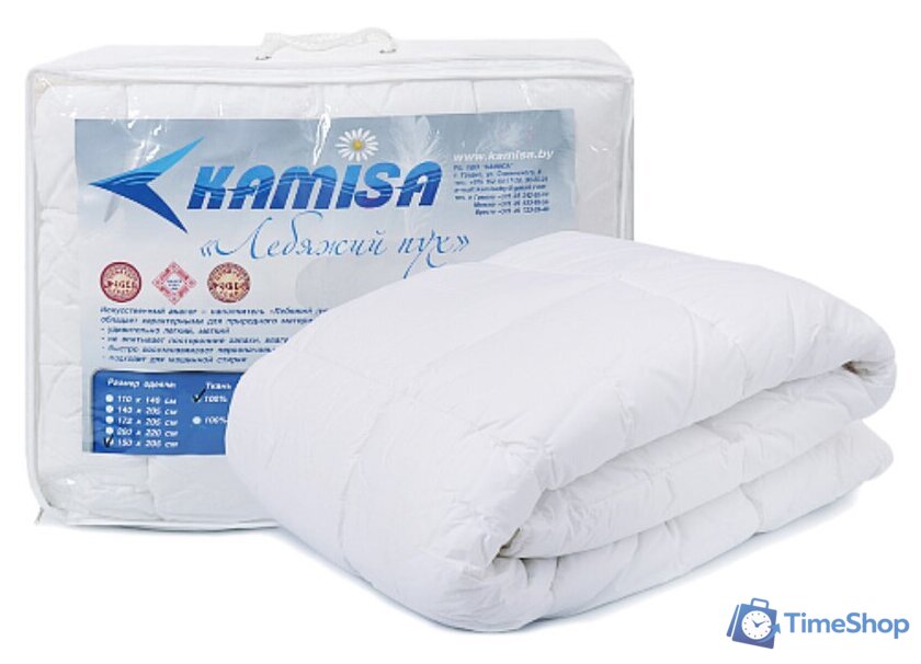 Одеяло Камиса ОДН.ПЛС-200 220х200 - Изображение №2 — Интернет-магазин Time-Shop