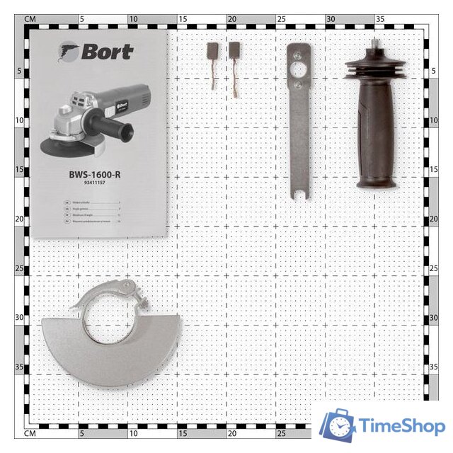 Угловая шлифмашина Bort BWS-1600-R - Изображение №10 — Интернет-магазин Time-Shop