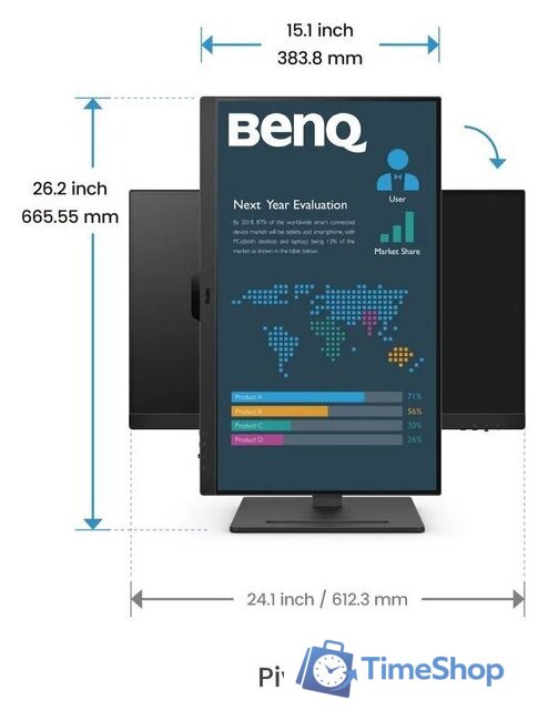Монитор BenQ Business BL2790T - Изображение №8 — Интернет-магазин Time-Shop