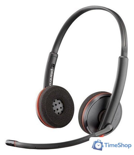 Офисная гарнитура Poly Blackwire 3220 8X228A6 - Изображение №2 — Интернет-магазин Time-Shop