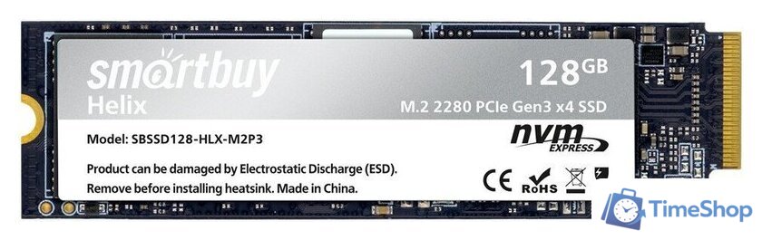 SSD SmartBuy Helix 128GB SBSSD128-HLX-M2P3 - Изображение №1 — Интернет-магазин Time-Shop