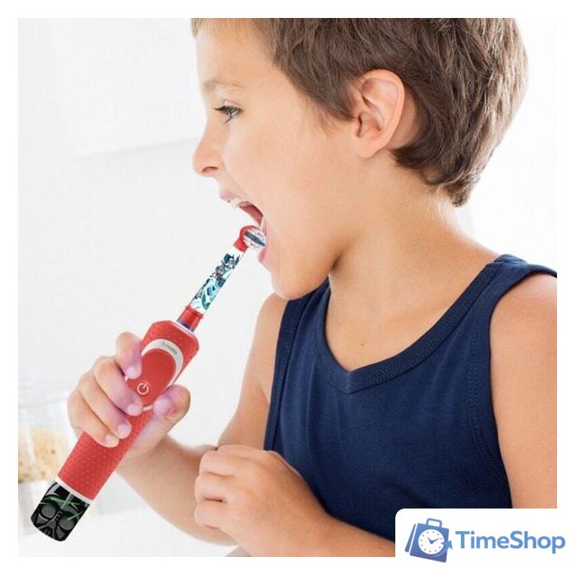 Электрическая зубная щетка Oral-B Kids StarWars D100.413.2K - Изображение №4 — Интернет-магазин Time-Shop