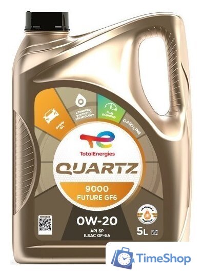 Моторное масло Total 9000 Future GF6 0W-20 5л - Изображение №1 — Интернет-магазин Time-Shop