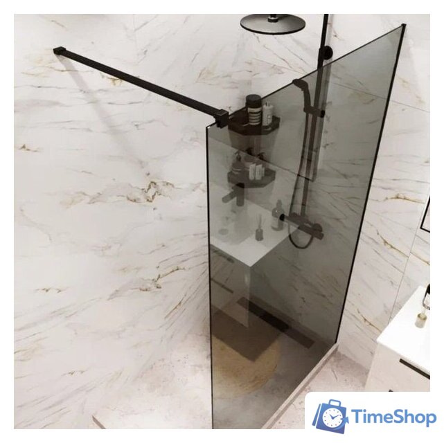 Стеклянная шторка для ванны Benetto BEN-602 BLT - Изображение №3 — Интернет-магазин Time-Shop