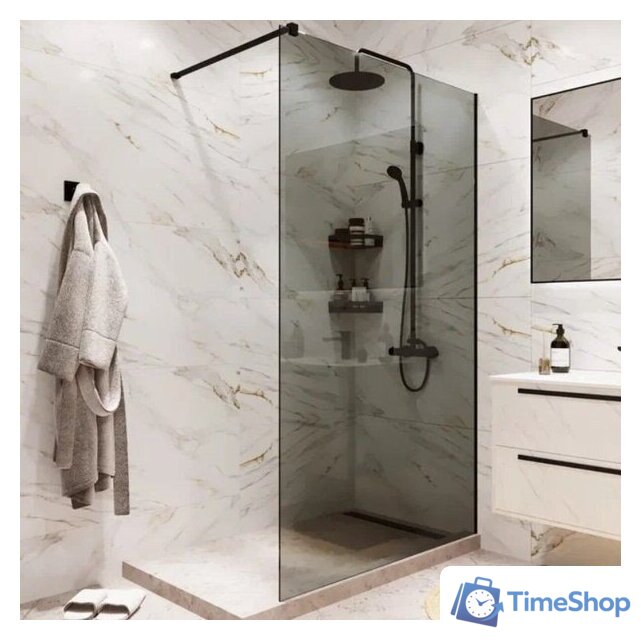 Стеклянная шторка для ванны Benetto BEN-602 BLT - Изображение №2 — Интернет-магазин Time-Shop