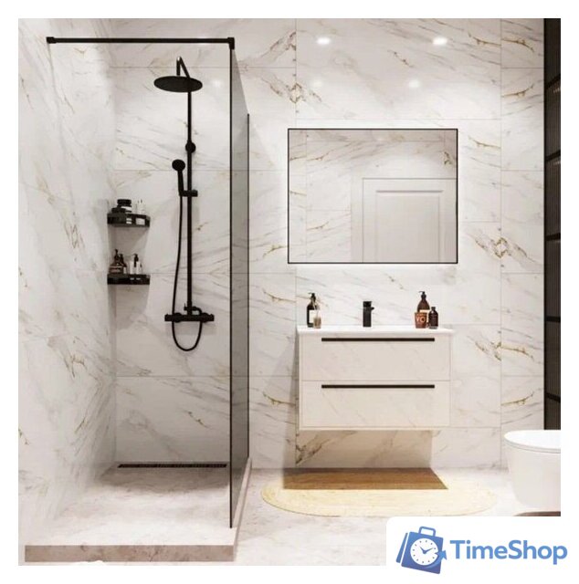 Стеклянная шторка для ванны Benetto BEN-602 BLT - Изображение №4 — Интернет-магазин Time-Shop