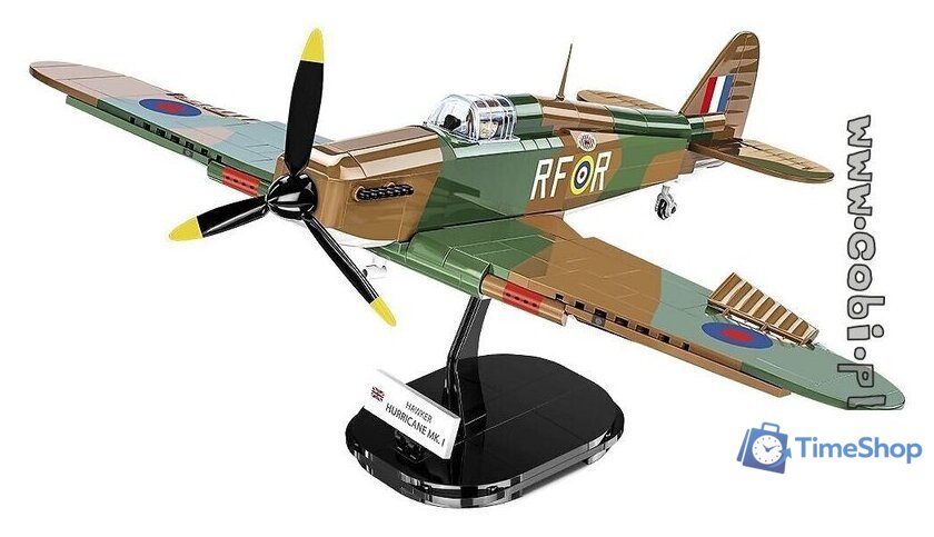 Конструктор Cobi World War II 5728 Hawker Hurricane Mk.I - Изображение №4 — Интернет-магазин Time-Shop