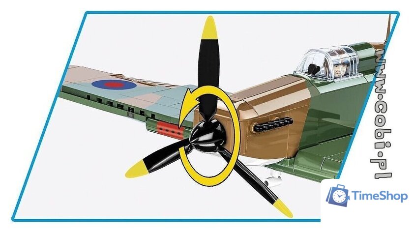 Конструктор Cobi World War II 5728 Hawker Hurricane Mk.I - Изображение №8 — Интернет-магазин Time-Shop