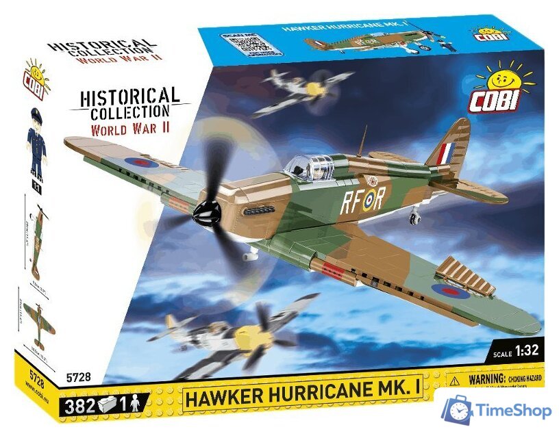 Конструктор Cobi World War II 5728 Hawker Hurricane Mk.I - Изображение №1 — Интернет-магазин Time-Shop