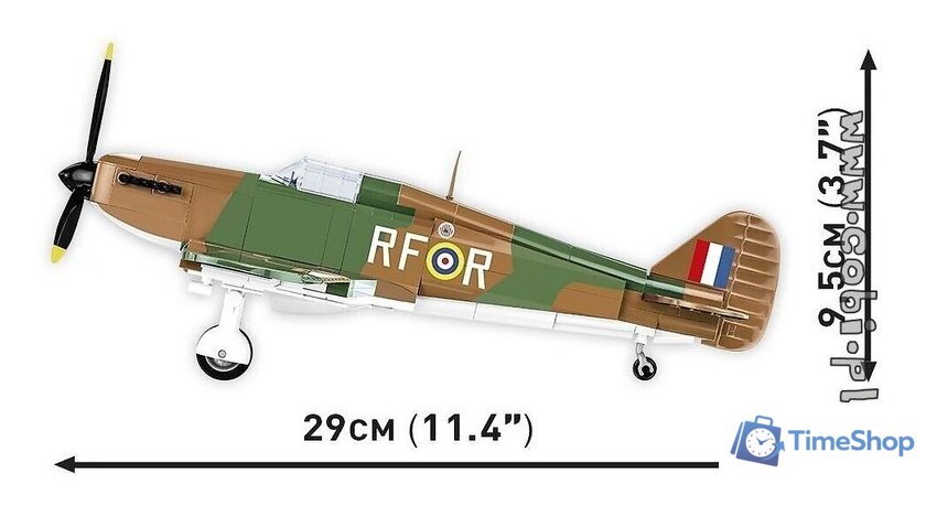 Конструктор Cobi World War II 5728 Hawker Hurricane Mk.I - Изображение №5 — Интернет-магазин Time-Shop