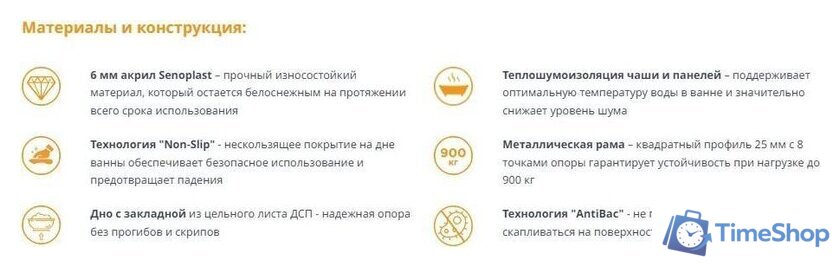 Ванна Radomir Прованс 170х75 1-01-0-0-1-193 - Изображение №5 — Интернет-магазин Time-Shop