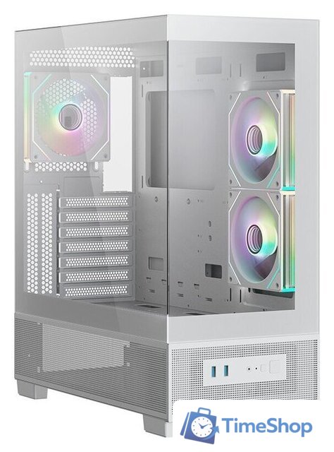 Корпус XASTRA Q500 3ARGB-C10 (белый) - Изображение №1 — Интернет-магазин Time-Shop