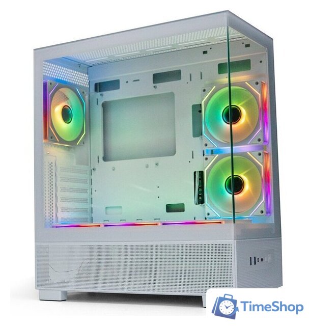 Корпус XASTRA Q500 3ARGB-C10 (белый) - Изображение №3 — Интернет-магазин Time-Shop