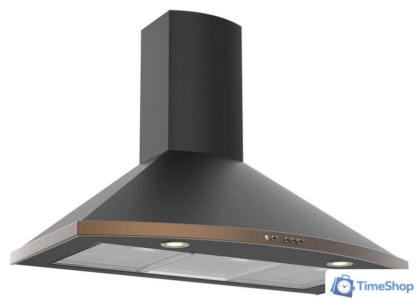 Кухонная вытяжка Elikor Сигма 90П-650-К3Д 961893 (антрацит/бронза) - Изображение №1 — Интернет-магазин Time-Shop