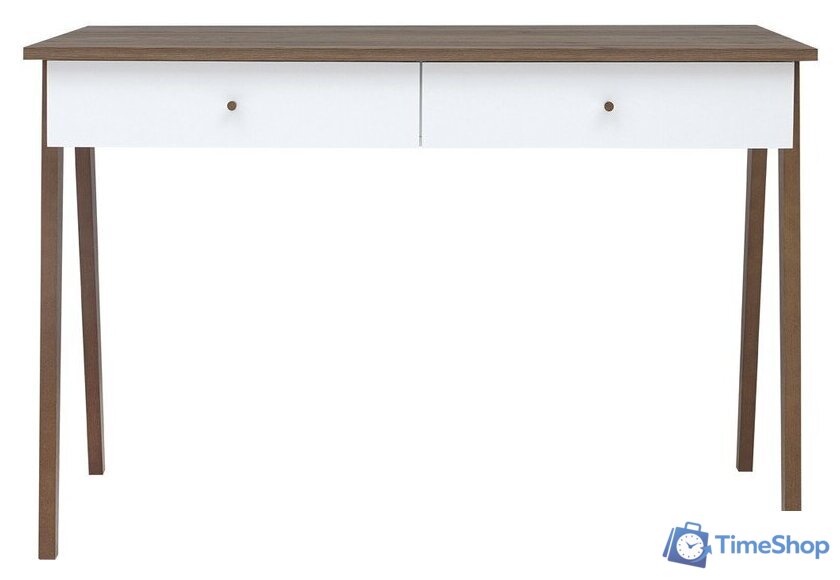 Стол Black Red White Heda BIU2S (белый/лиственница сибирская золотая) - Изображение №2 — Интернет-магазин Time-Shop