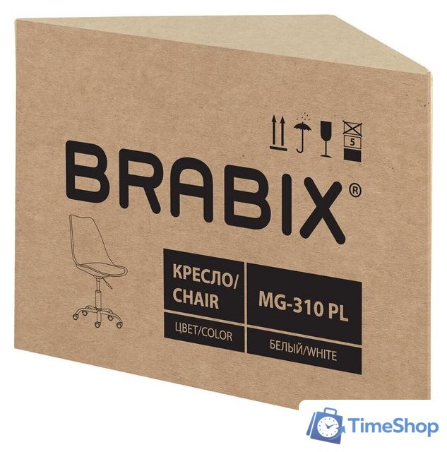 Офисное кресло Brabix MG-310 PL 532926 (белый) - Изображение №9 — Интернет-магазин Time-Shop