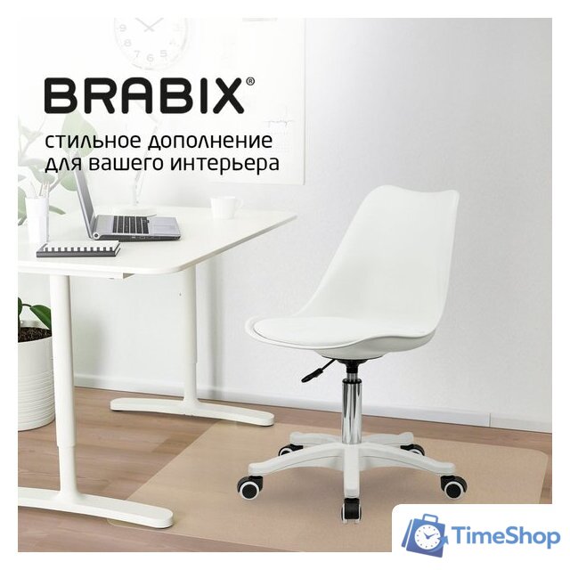 Офисное кресло Brabix MG-310 PL 532926 (белый) - Изображение №8 — Интернет-магазин Time-Shop