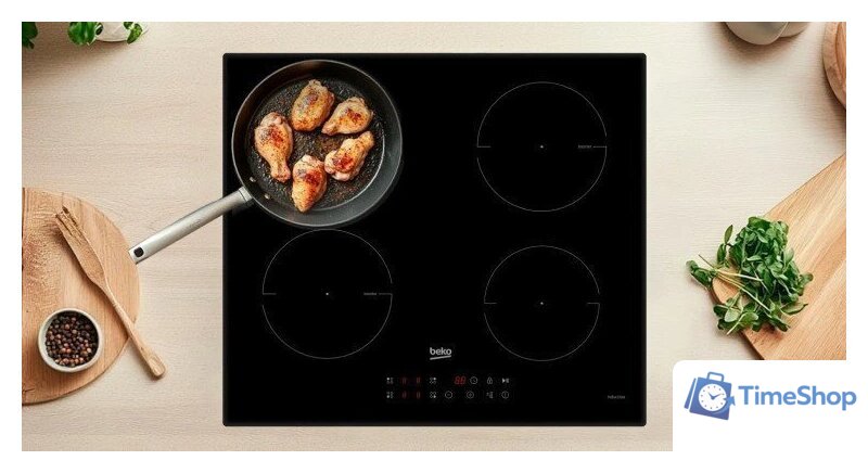 Варочная панель BEKO HII64400TO - Изображение №8 — Интернет-магазин Time-Shop
