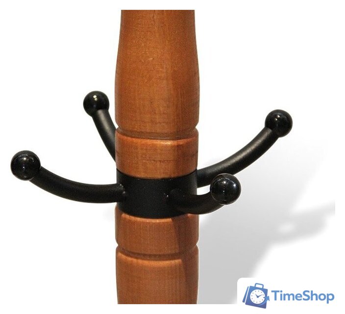 Вешалка для одежды Sheffilton SHT-CR12 920129 (светлый орех/черный/мрамор) - Изображение №3 — Интернет-магазин Time-Shop