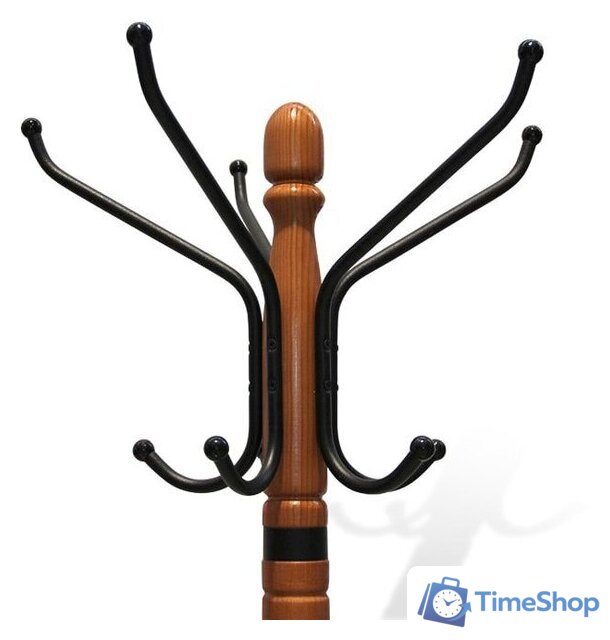 Вешалка для одежды Sheffilton SHT-CR12 920129 (светлый орех/черный/мрамор) - Изображение №2 — Интернет-магазин Time-Shop