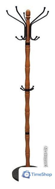 Вешалка для одежды Sheffilton SHT-CR12 920129 (светлый орех/черный/мрамор) - Изображение №1 — Интернет-магазин Time-Shop