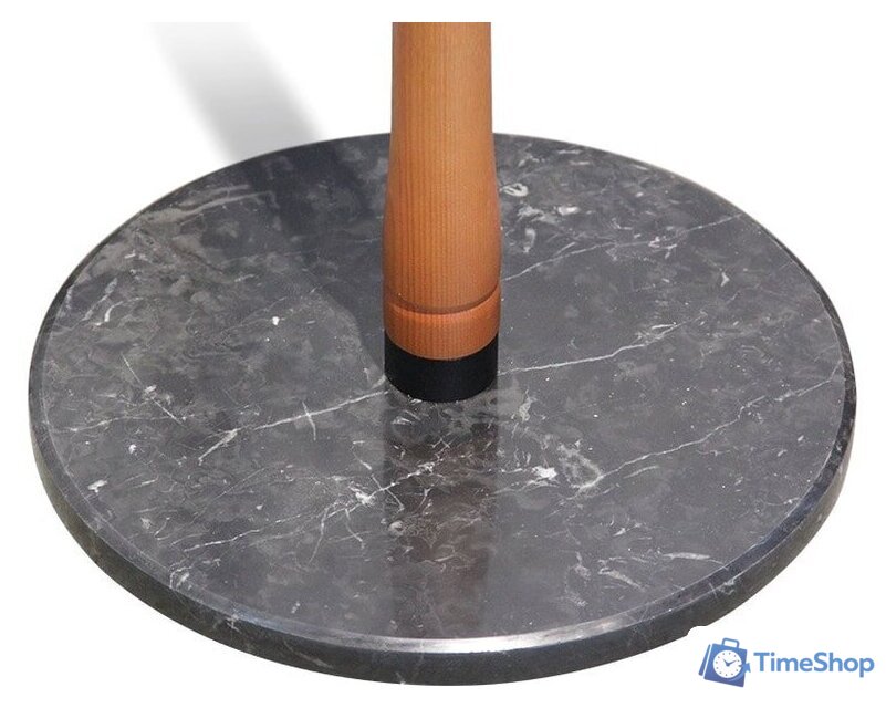 Вешалка для одежды Sheffilton SHT-CR12 920129 (светлый орех/черный/мрамор) - Изображение №4 — Интернет-магазин Time-Shop