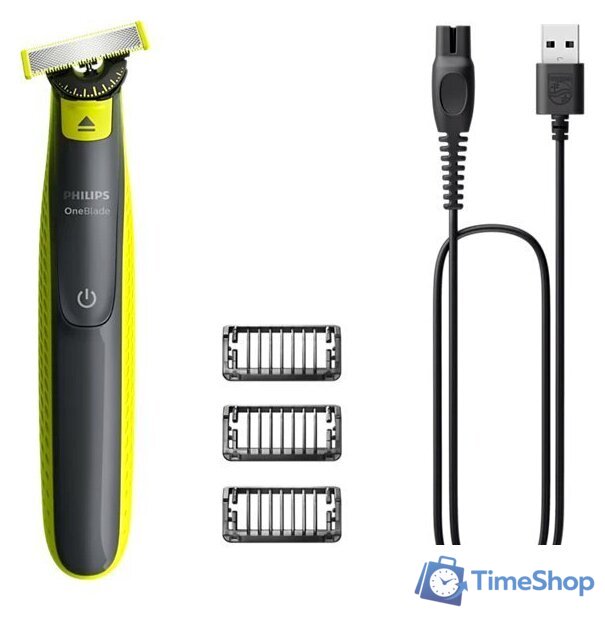 Триммер для бороды и усов Philips OneBlade 360 Face QP2724/23 - Изображение №1 — Интернет-магазин Time-Shop