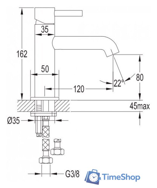 Смеситель Omnires Y1210N BL - Изображение №2 — Интернет-магазин Time-Shop