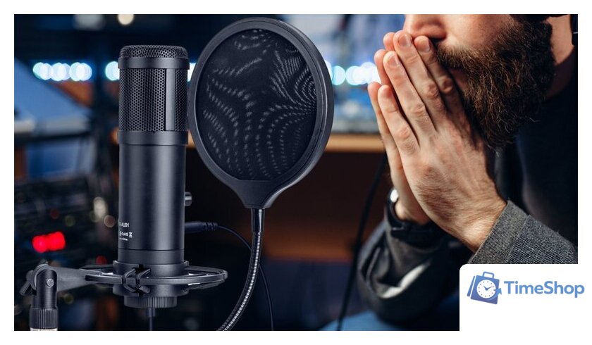 Проводной микрофон 7Ryms SR-AU01-K2 - Изображение №13 — Интернет-магазин Time-Shop