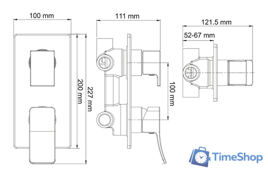 Смеситель Wasserkraft Aller 10671 - Изображение №2 — Интернет-магазин Time-Shop