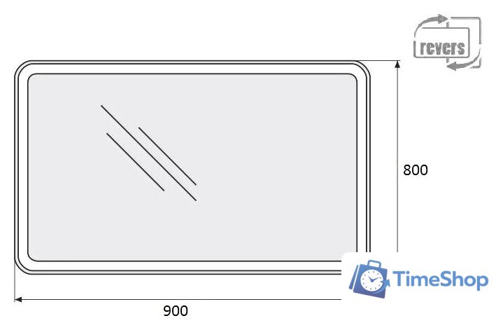  BelBagno Зеркало SPC-MAR-900-800-LED-TCH - Изображение №4 — Интернет-магазин Time-Shop