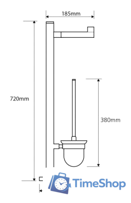 Набор для туалета Bemeta Omega 104836012 - Изображение №2 — Интернет-магазин Time-Shop