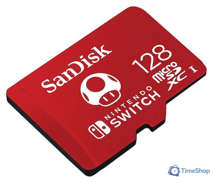 Карта памяти SanDisk Nintendo Switch Licensed Card Super Mario Edition microSDXC 128GB SDSQXAO-128G-GN3ZN - Изображение №2 — Интернет-магазин Time-Shop