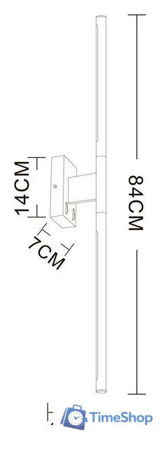 Бра Arte Lamp Lines A2029AP-1GO - Изображение №4 — Интернет-магазин Time-Shop