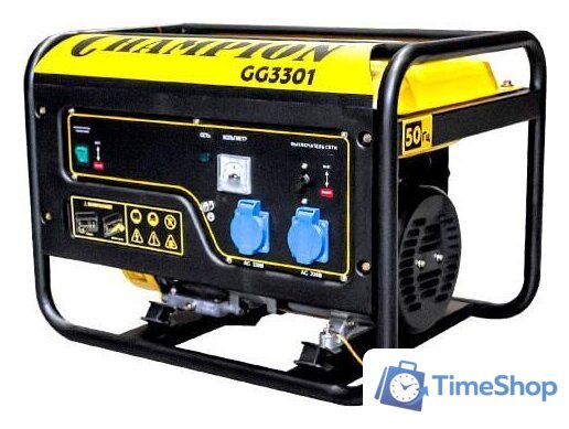 Бензиновый генератор Champion GG3301 - Изображение №2 — Интернет-магазин Time-Shop