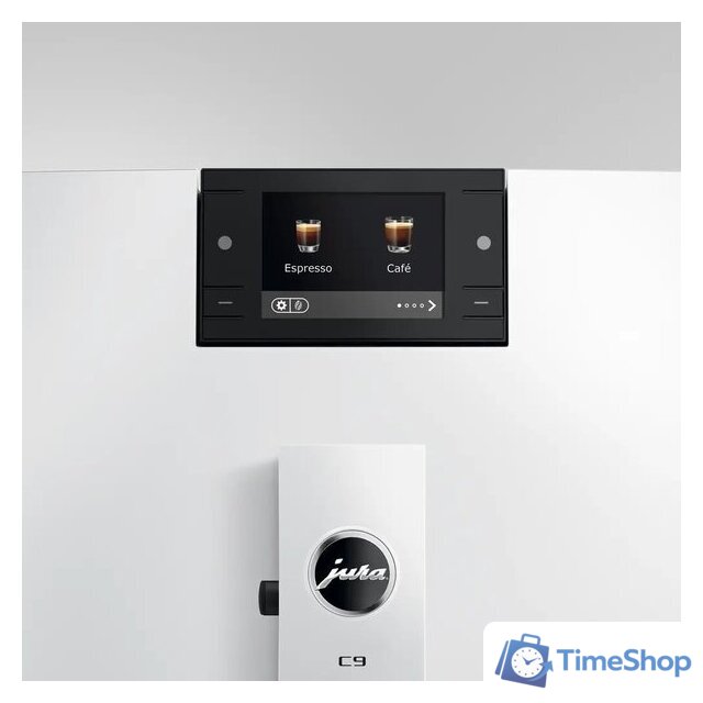 Кофемашина JURA C9 Piano White EA 15810 (белый) - Изображение №10 — Интернет-магазин Time-Shop