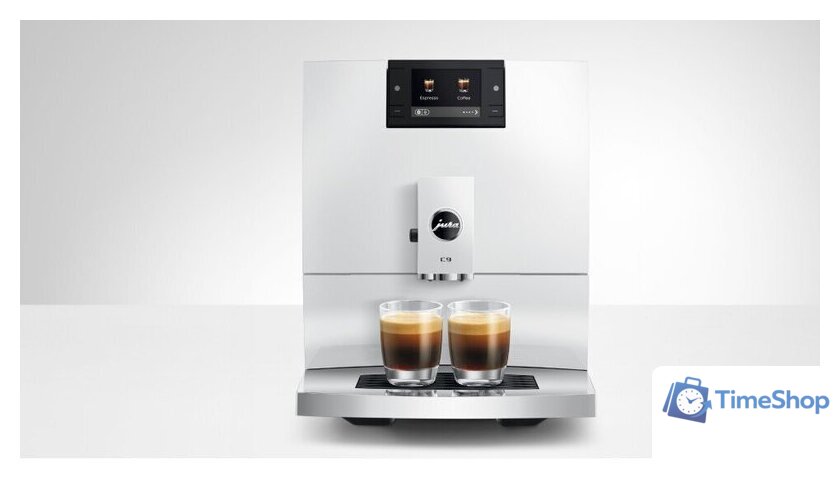 Кофемашина JURA C9 Piano White EA 15810 (белый) - Изображение №5 — Интернет-магазин Time-Shop