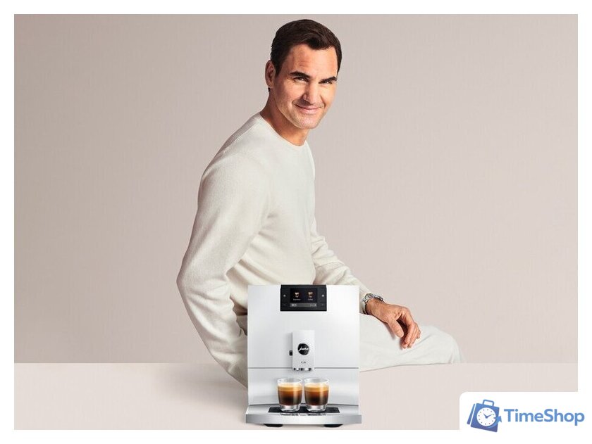 Кофемашина JURA C9 Piano White EA 15810 (белый) - Изображение №8 — Интернет-магазин Time-Shop