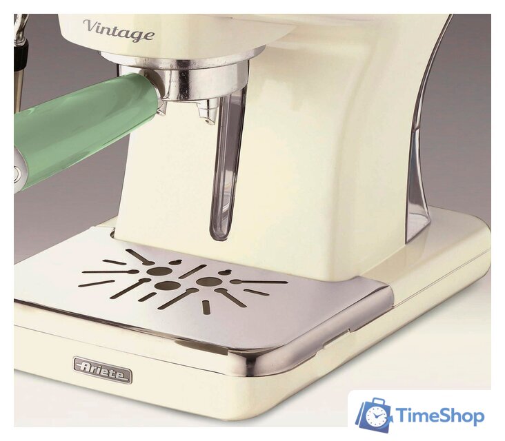 Рожковая кофеварка Ariete Vintage 1389 (зеленый) - Изображение №6 — Интернет-магазин Time-Shop