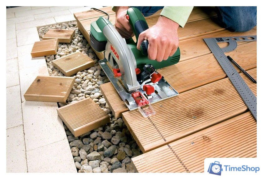 Дисковая (циркулярная) пила Bosch PKS 55 A 0603501000 - Изображение №4 — Интернет-магазин Time-Shop