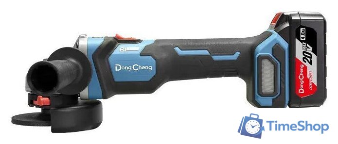 Угловая шлифмашина DongCheng DCSM03-125 Type EM (с 2-мя АКБ, кейс) - Изображение №2 — Интернет-магазин Time-Shop