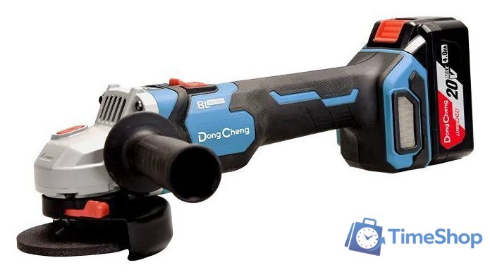 Угловая шлифмашина DongCheng DCSM03-125 Type EM (с 2-мя АКБ, кейс) - Изображение №3 — Интернет-магазин Time-Shop