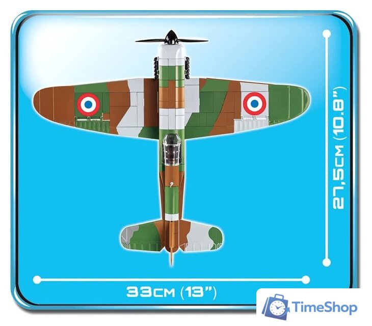 Конструктор Cobi World War II 5720 Dewoitine D.520 - Изображение №9 — Интернет-магазин Time-Shop