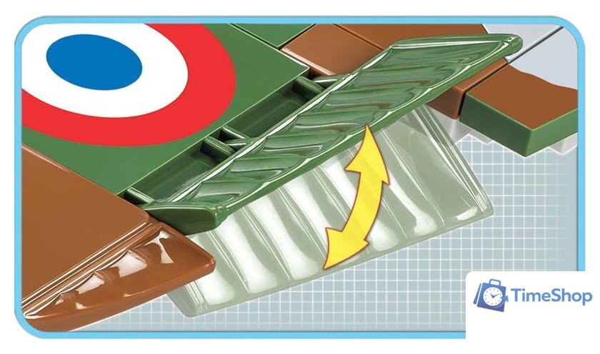 Конструктор Cobi World War II 5720 Dewoitine D.520 - Изображение №6 — Интернет-магазин Time-Shop