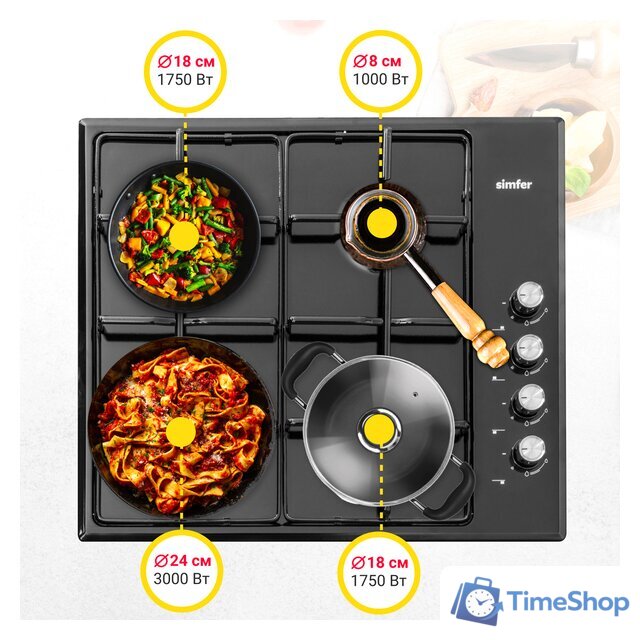 Варочная панель Simfer H60Q40B400 - Изображение №9 — Интернет-магазин Time-Shop