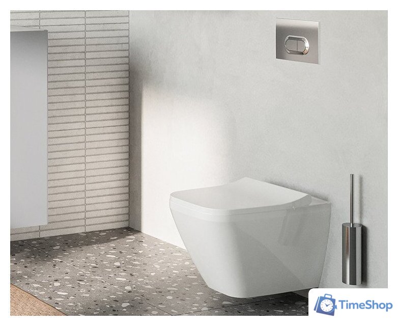 Панель смыва Vitra Loop O 740-0580 (глянцевый хром) - Изображение №3 — Интернет-магазин Time-Shop