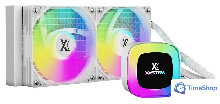 Система жидкостного охлаждения для процессора XASTRA LP240 ARGB WH - Изображение №1 — Интернет-магазин Time-Shop