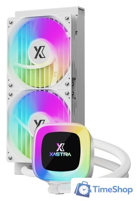 Система жидкостного охлаждения для процессора XASTRA LP240 ARGB WH - Изображение №2 — Интернет-магазин Time-Shop